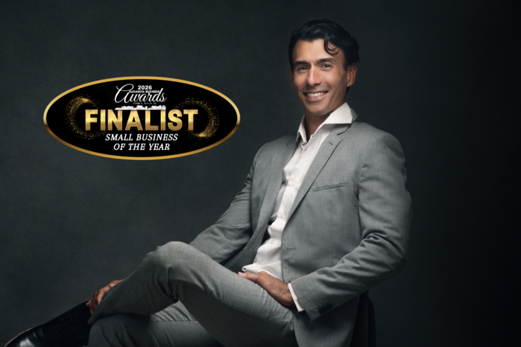 Dr. Bobby Fano of Vertical Chiropractic Sarasota, 2026 Small Business of the Year Finalist.